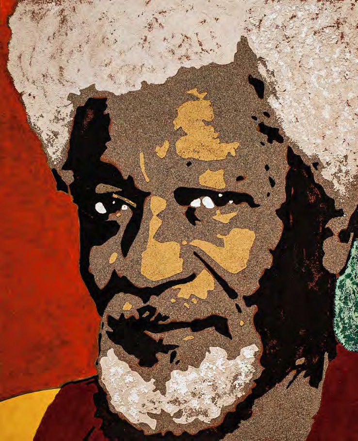Wole Soyinka portrait by Fabrizio Ruggiero